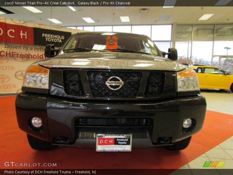 Galaxy Black / Pro 4X Charcoal 2008 Nissan Titan Pro-4X Crew Cab 4x4