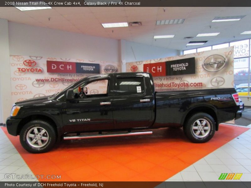 Galaxy Black / Pro 4X Charcoal 2008 Nissan Titan Pro-4X Crew Cab 4x4