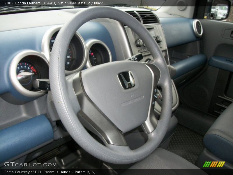Satin Silver Metallic / Black 2003 Honda Element EX AWD