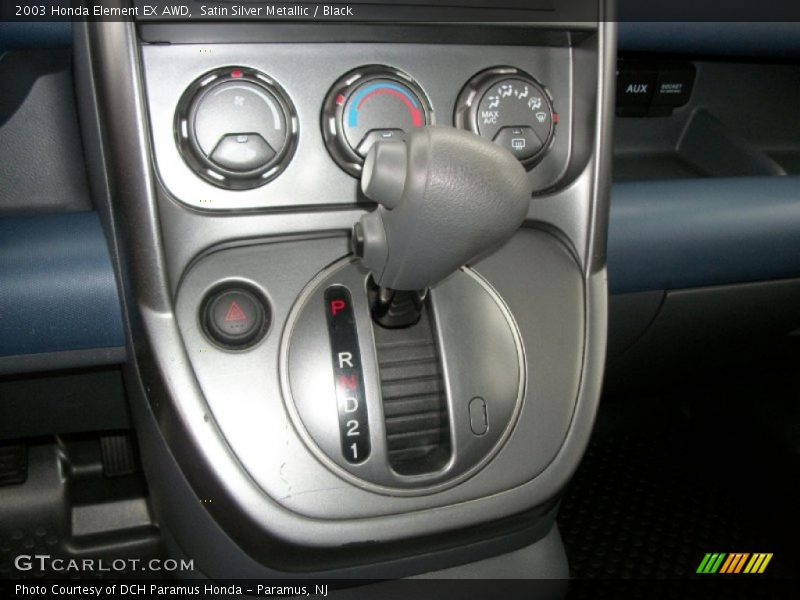 Satin Silver Metallic / Black 2003 Honda Element EX AWD