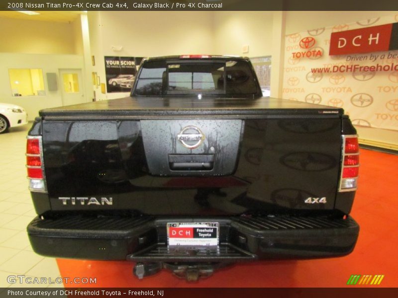 Galaxy Black / Pro 4X Charcoal 2008 Nissan Titan Pro-4X Crew Cab 4x4