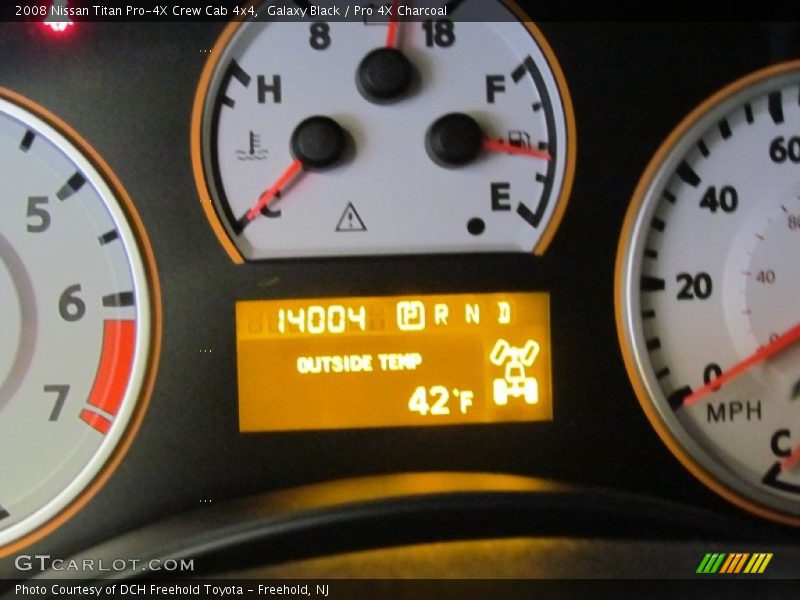 Galaxy Black / Pro 4X Charcoal 2008 Nissan Titan Pro-4X Crew Cab 4x4