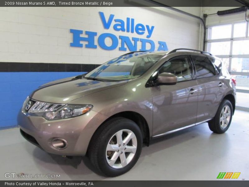Tinted Bronze Metallic / Beige 2009 Nissan Murano S AWD