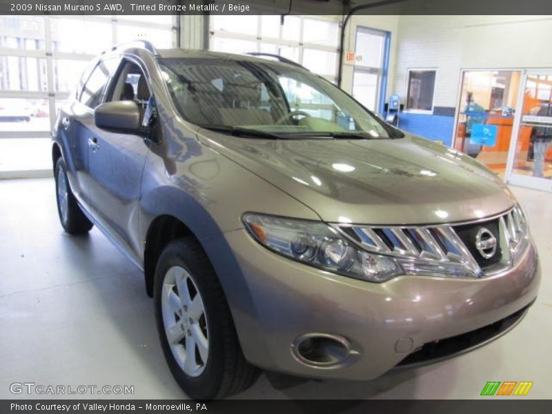 Tinted Bronze Metallic / Beige 2009 Nissan Murano S AWD