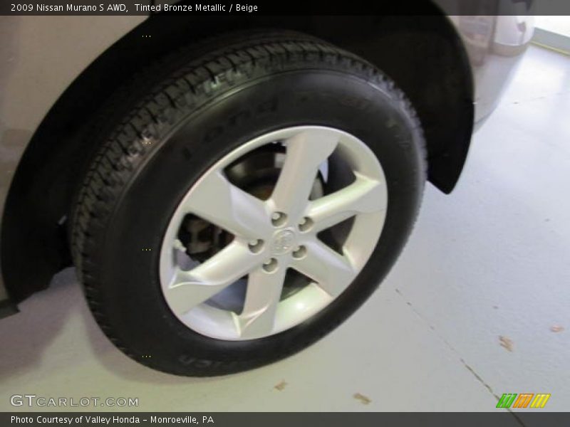 Tinted Bronze Metallic / Beige 2009 Nissan Murano S AWD