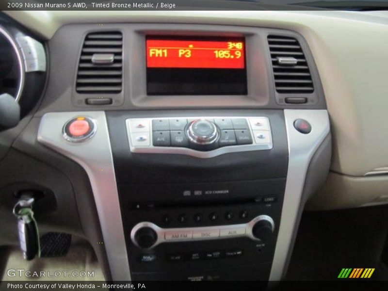 Tinted Bronze Metallic / Beige 2009 Nissan Murano S AWD