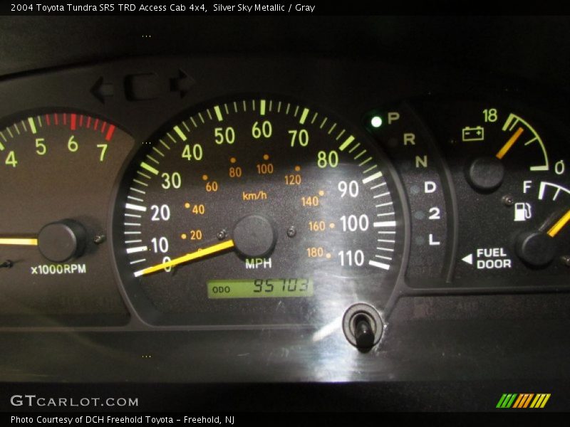 Silver Sky Metallic / Gray 2004 Toyota Tundra SR5 TRD Access Cab 4x4