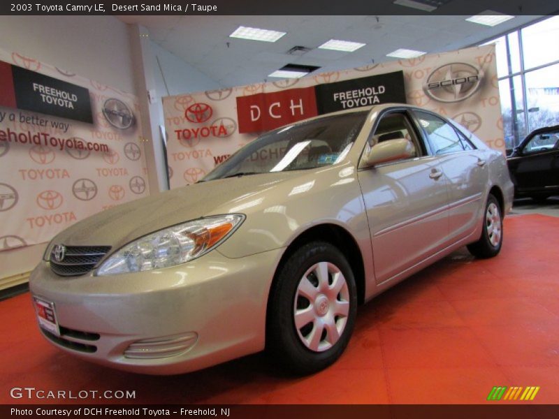 Desert Sand Mica / Taupe 2003 Toyota Camry LE