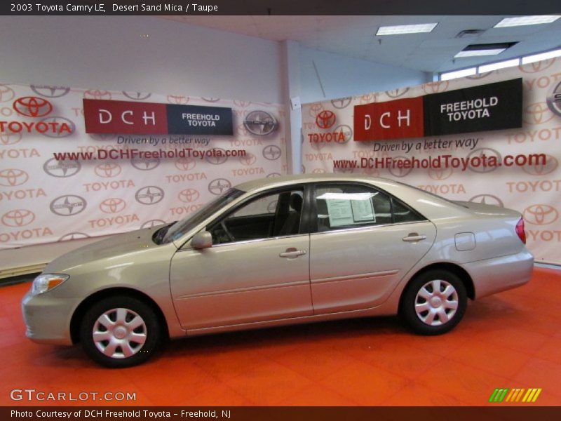 Desert Sand Mica / Taupe 2003 Toyota Camry LE