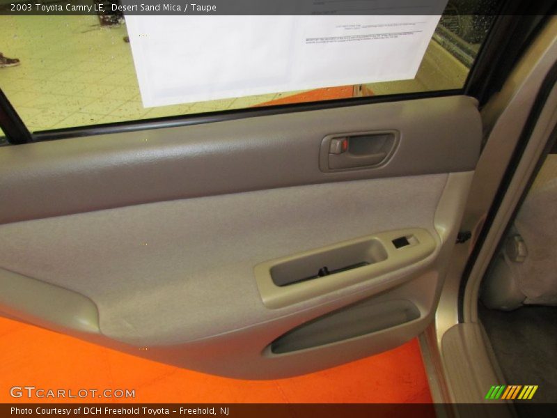Desert Sand Mica / Taupe 2003 Toyota Camry LE