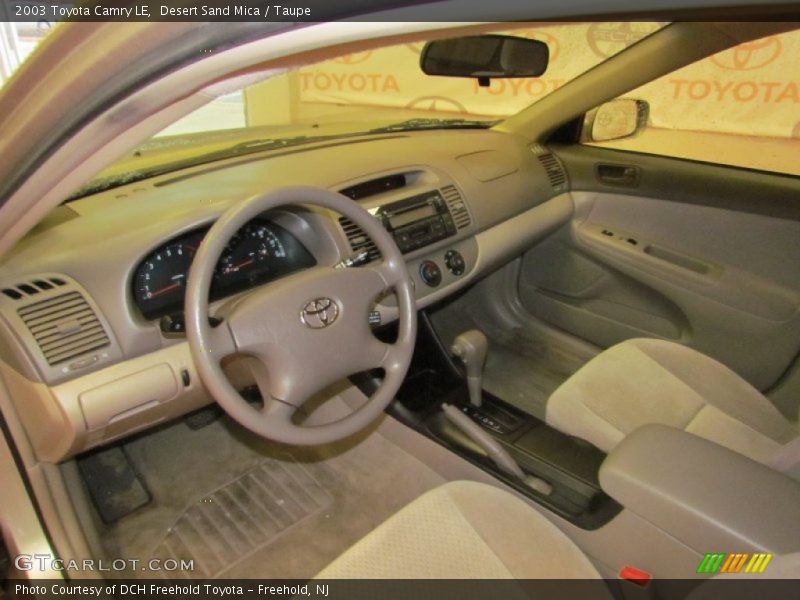 Desert Sand Mica / Taupe 2003 Toyota Camry LE