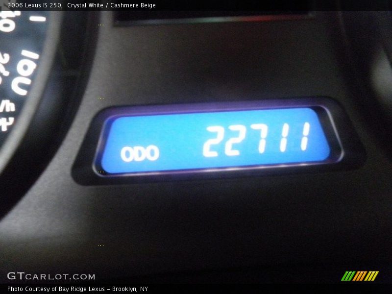 Crystal White / Cashmere Beige 2006 Lexus IS 250
