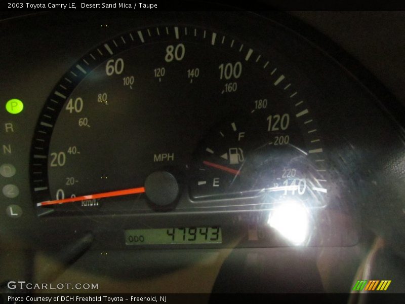 Desert Sand Mica / Taupe 2003 Toyota Camry LE