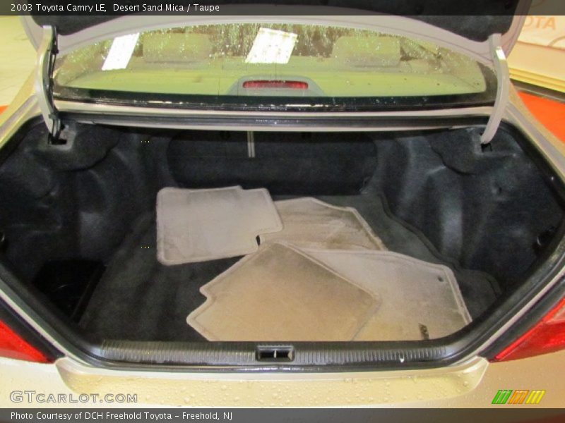 Desert Sand Mica / Taupe 2003 Toyota Camry LE