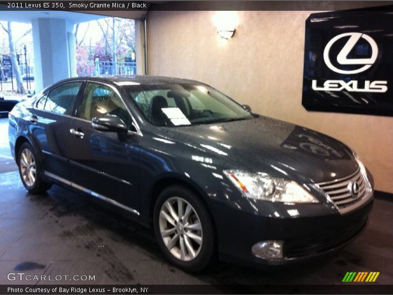 Smoky Granite Mica / Black 2011 Lexus ES 350