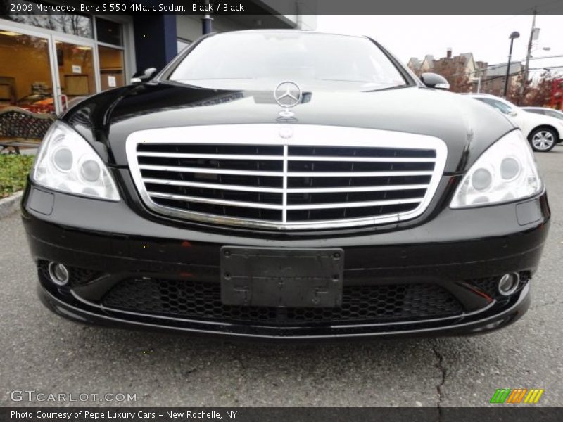 Black / Black 2009 Mercedes-Benz S 550 4Matic Sedan