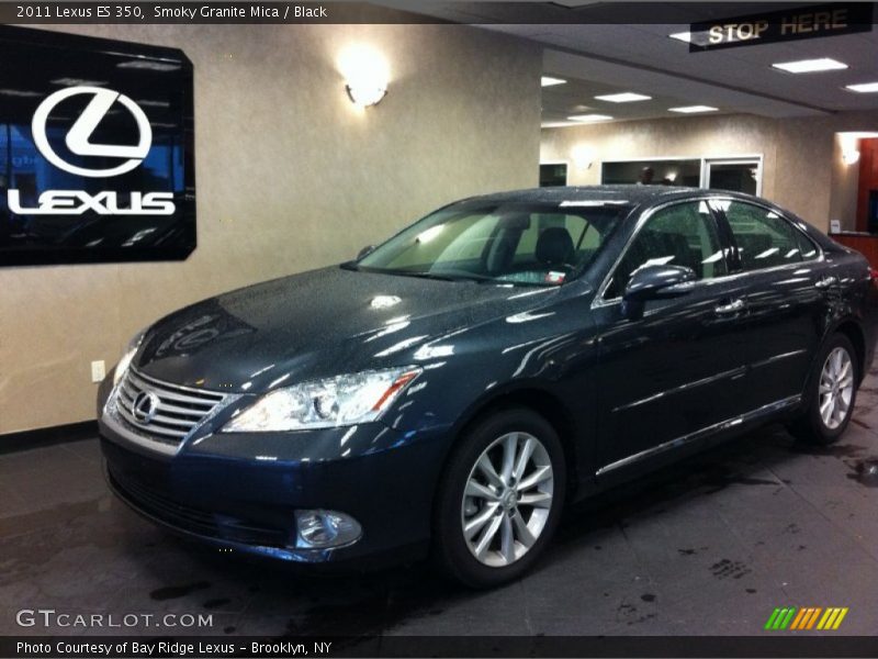 Smoky Granite Mica / Black 2011 Lexus ES 350