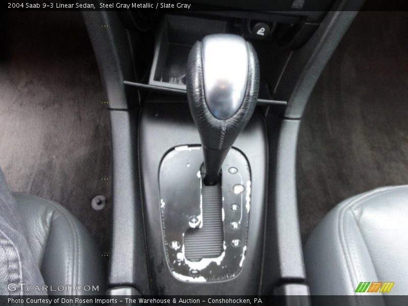 Steel Gray Metallic / Slate Gray 2004 Saab 9-3 Linear Sedan