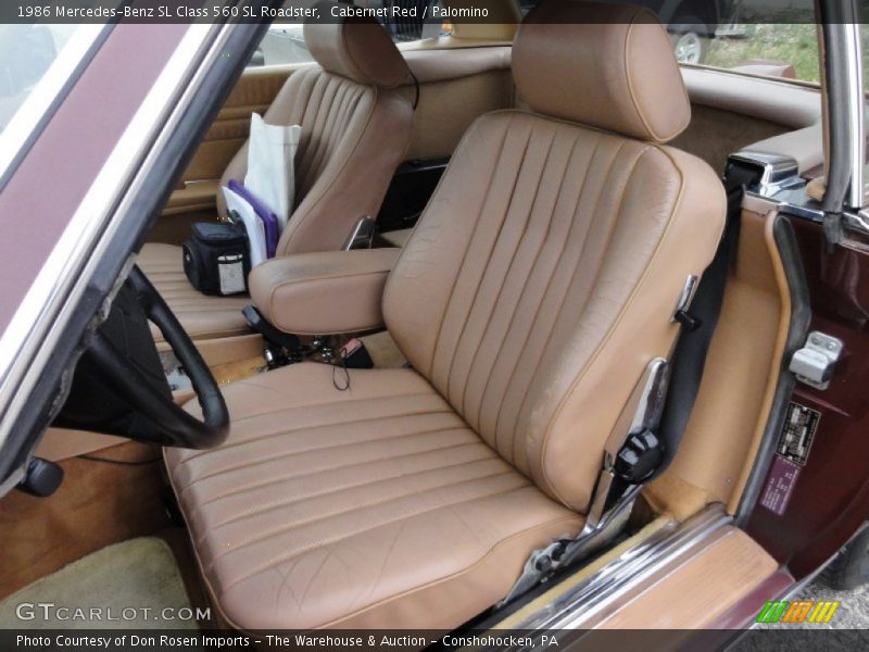  1986 SL Class 560 SL Roadster Palomino Interior