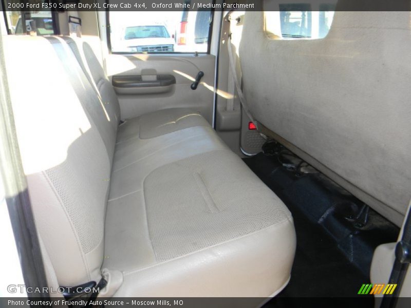 Oxford White / Medium Parchment 2000 Ford F350 Super Duty XL Crew Cab 4x4