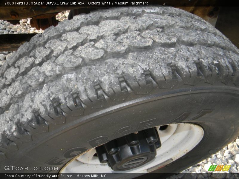 Oxford White / Medium Parchment 2000 Ford F350 Super Duty XL Crew Cab 4x4