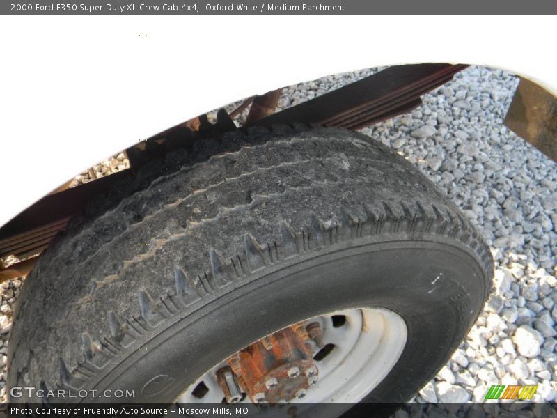 Oxford White / Medium Parchment 2000 Ford F350 Super Duty XL Crew Cab 4x4