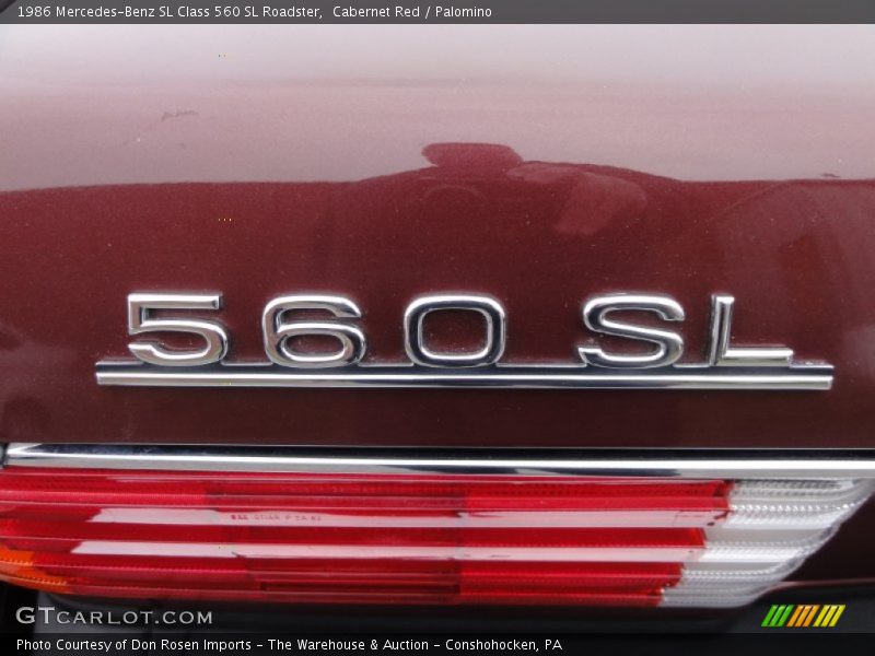  1986 SL Class 560 SL Roadster Logo