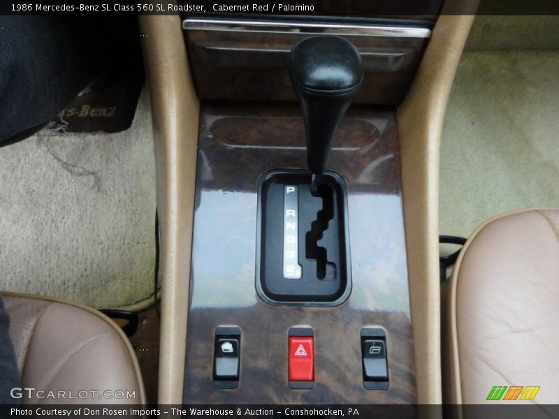 1986 SL Class 560 SL Roadster 4 Speed Automatic Shifter