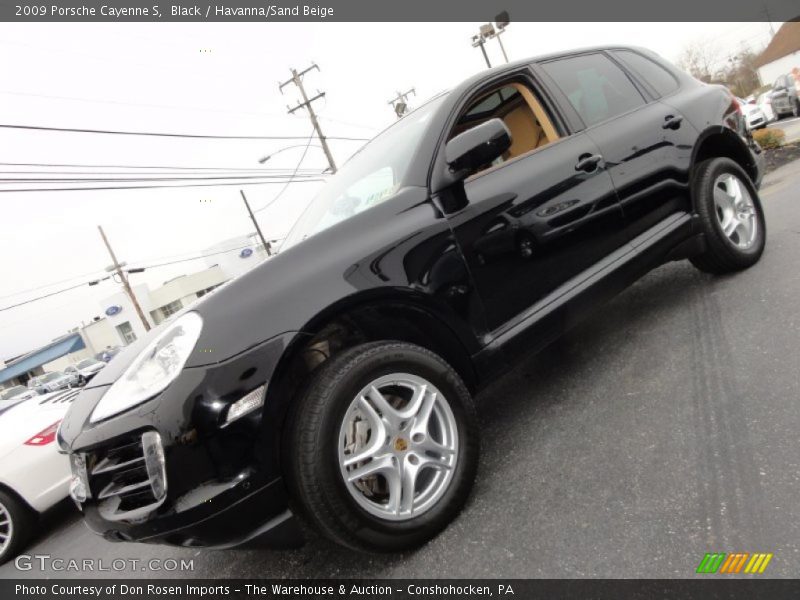 Black / Havanna/Sand Beige 2009 Porsche Cayenne S