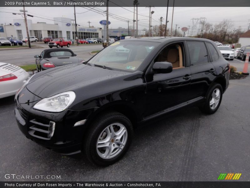 Black / Havanna/Sand Beige 2009 Porsche Cayenne S