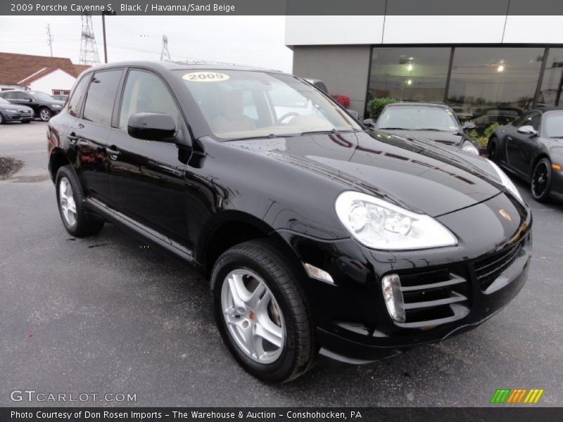 Black / Havanna/Sand Beige 2009 Porsche Cayenne S