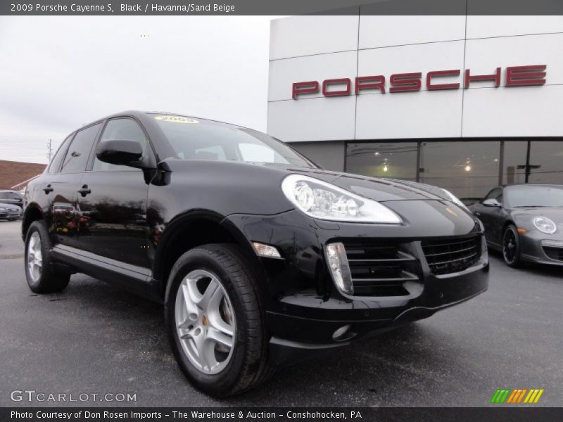 Black / Havanna/Sand Beige 2009 Porsche Cayenne S