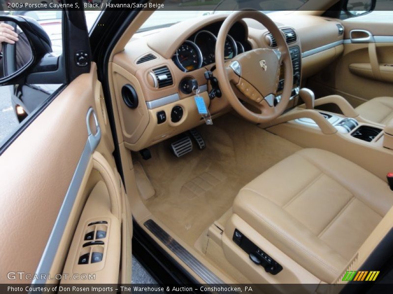 Black / Havanna/Sand Beige 2009 Porsche Cayenne S