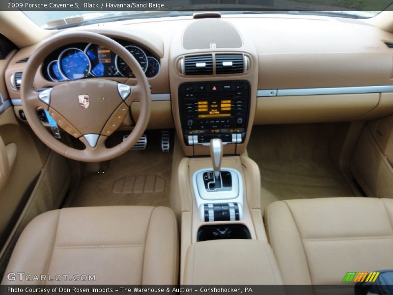 Black / Havanna/Sand Beige 2009 Porsche Cayenne S