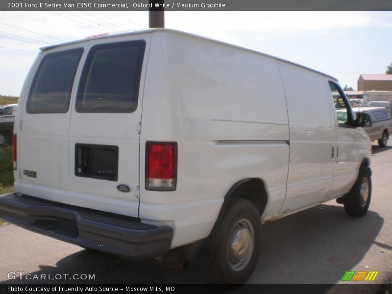 Oxford White / Medium Graphite 2001 Ford E Series Van E350 Commercial