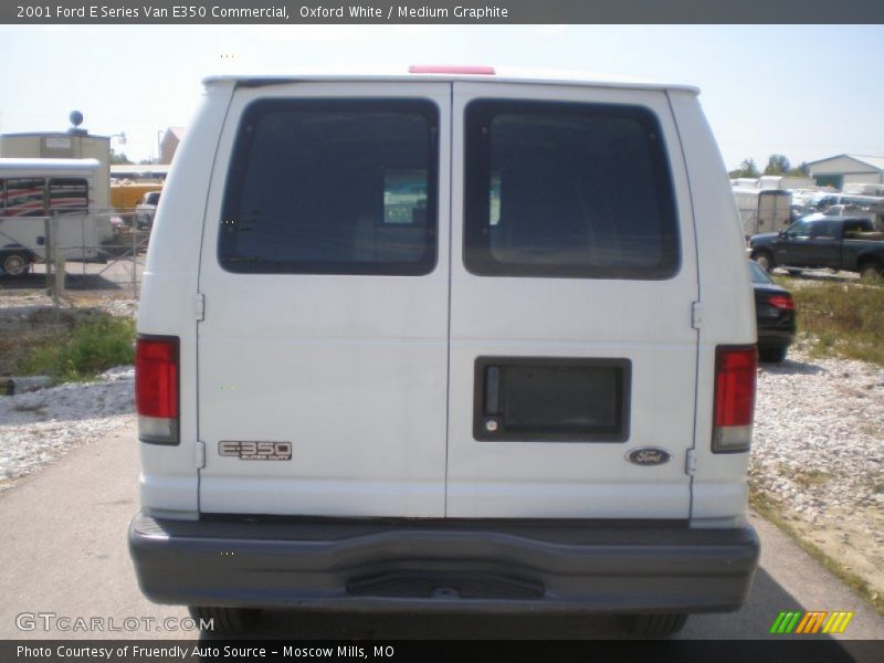 Oxford White / Medium Graphite 2001 Ford E Series Van E350 Commercial