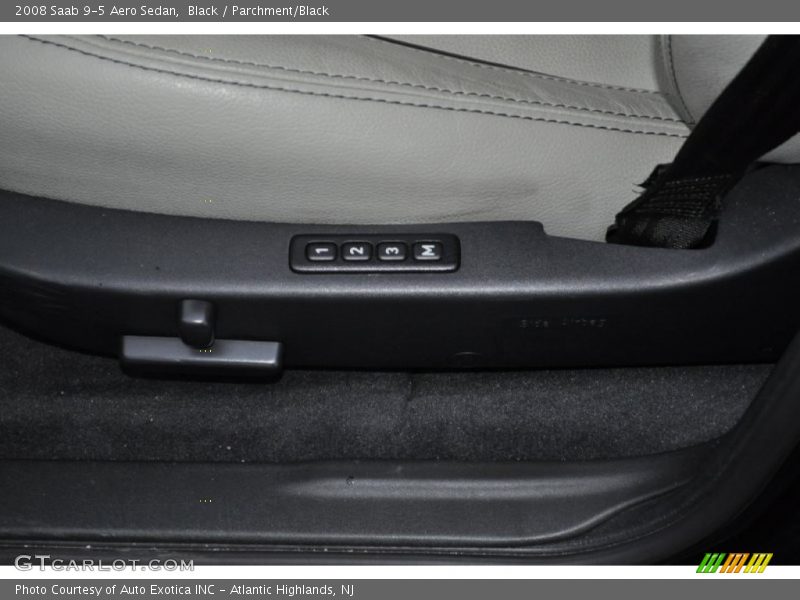 Black / Parchment/Black 2008 Saab 9-5 Aero Sedan