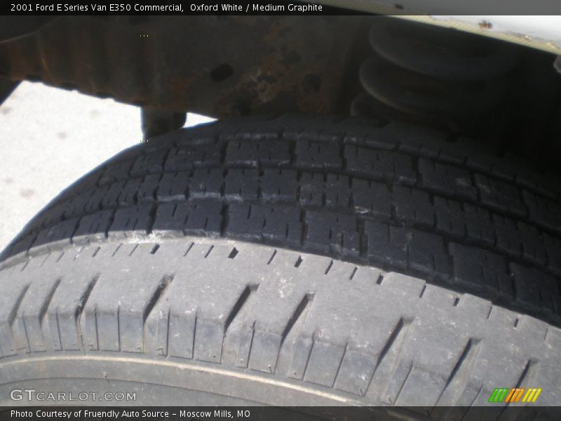 Oxford White / Medium Graphite 2001 Ford E Series Van E350 Commercial