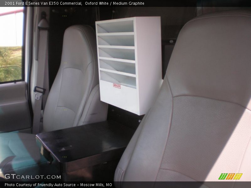 Oxford White / Medium Graphite 2001 Ford E Series Van E350 Commercial