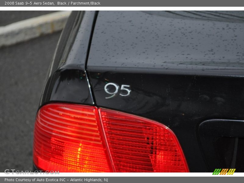 Black / Parchment/Black 2008 Saab 9-5 Aero Sedan