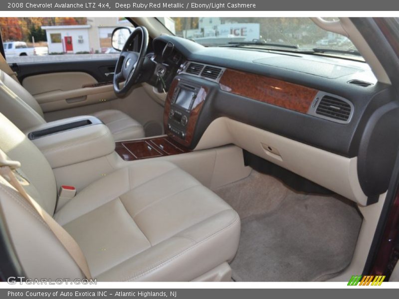 Deep Ruby Red Metallic / Ebony/Light Cashmere 2008 Chevrolet Avalanche LTZ 4x4