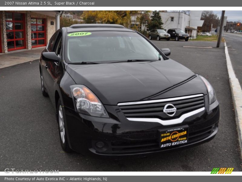 Super Black / Charcoal 2007 Nissan Altima 2.5 SL