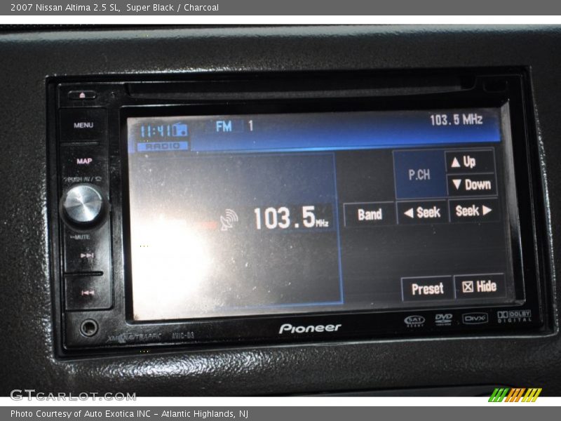 Super Black / Charcoal 2007 Nissan Altima 2.5 SL