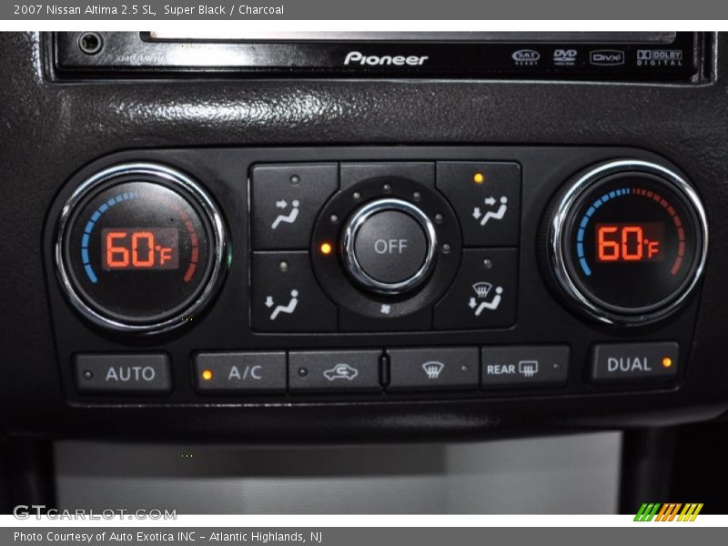 Super Black / Charcoal 2007 Nissan Altima 2.5 SL