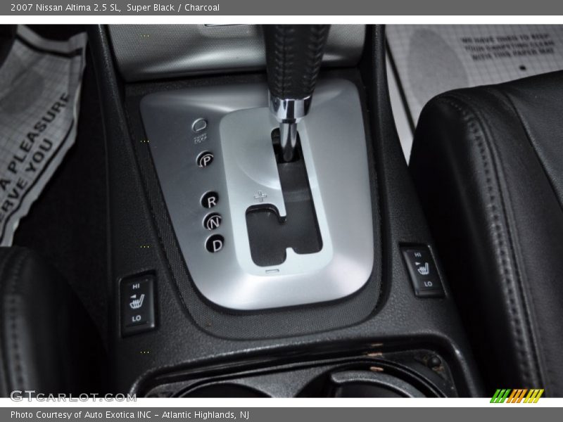 Super Black / Charcoal 2007 Nissan Altima 2.5 SL