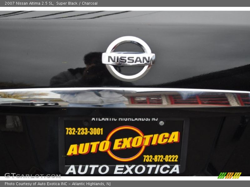 Super Black / Charcoal 2007 Nissan Altima 2.5 SL