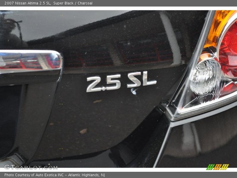 Super Black / Charcoal 2007 Nissan Altima 2.5 SL