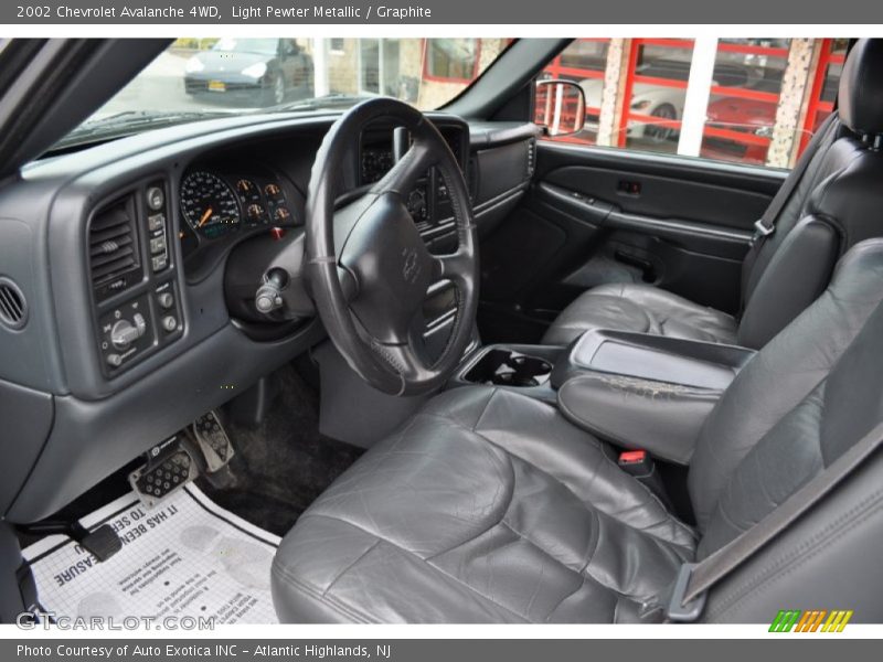 Light Pewter Metallic / Graphite 2002 Chevrolet Avalanche 4WD