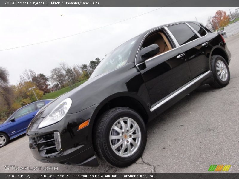 Black / Havanna/Sand Beige 2009 Porsche Cayenne S