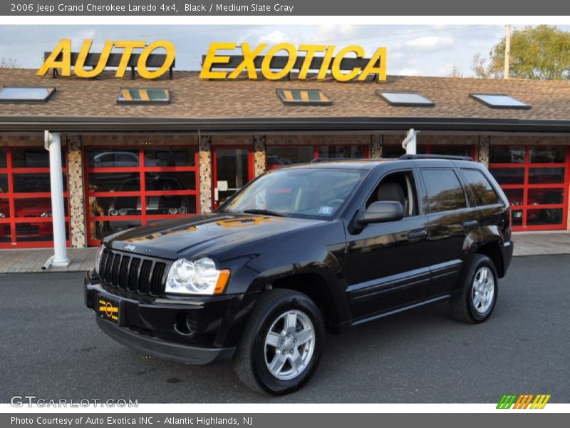 Black / Medium Slate Gray 2006 Jeep Grand Cherokee Laredo 4x4